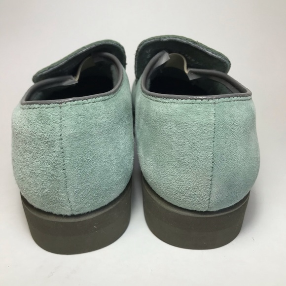 Hush Puppies Loafer in Light Blue Suede- Size 8M - Picture 6 of 9